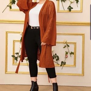 Shein cardigan with tie